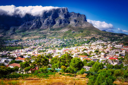 Cape Town, South Africa. Cityscape of Cape Town, South Africa.の写真素材