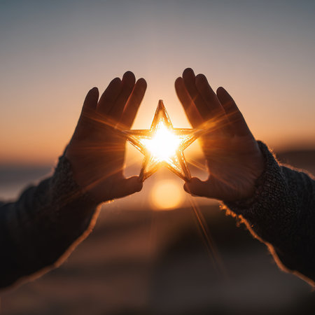 Man's hand behind the wet glass with raindrops on the windowの写真素材