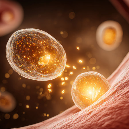 3d illustration of sperm and egg cell, conceptual image of spermatozoonsの写真素材