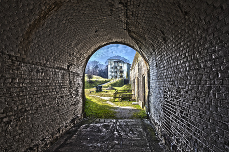 Western Fort in Swinoujscie, Poland, HDR processing.の写真素材