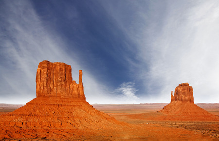 The beautiful unique landscape of Monument Valley, Utah, USA  の写真素材