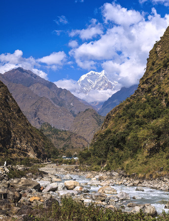 Annapurna Region, Nepalの写真素材