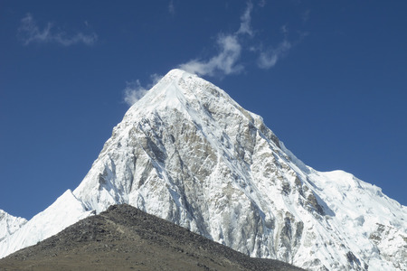Mountains in Sagarmatha National Park, Himalayas, Nepal の写真素材