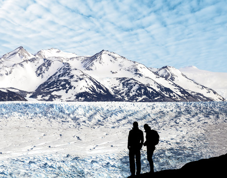 Glacier Grey, Torres del Paine National Park, Chile, の写真素材