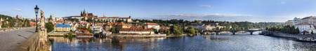 Prague panoramic view, Czech Republic の写真素材