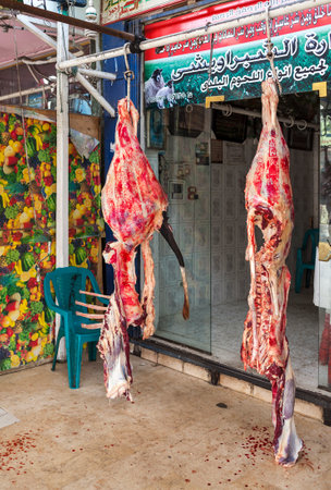 Sharm el Sheikh, Egypt - May 03, 2013  Butcherのeditorial素材