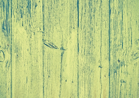 Old Wooden Boards with paint peeling off  background.の写真素材