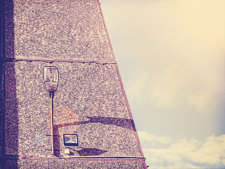 Vintage filtered urban abstract background with copy space.の写真素材