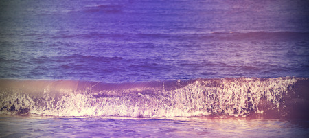 Vintage filtered abstract nature background or banner, shallow depth of field.の写真素材