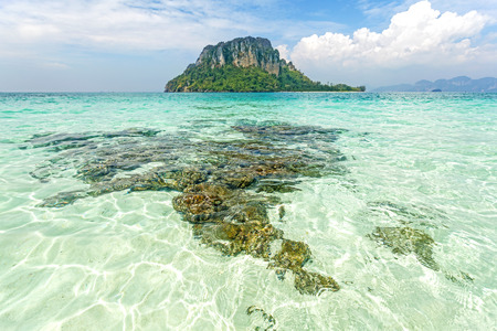 Tropical island located in Krabi province, Thailand.の写真素材