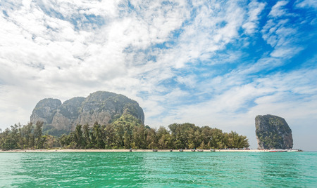 Beautiful island located in Krabi province, Thailand.の写真素材