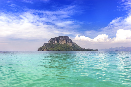 Tropical island, summer holidays background.の写真素材