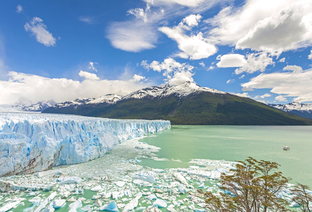 Perito Moreno Glacier in Argentina.の写真素材