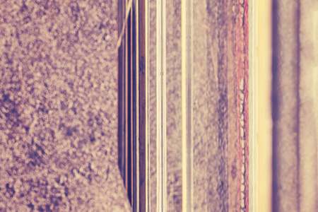 Vintage toned abstract blurred stripped background.の写真素材