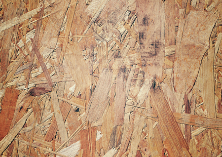 Oriented strand board (OSB) background of texture.の写真素材