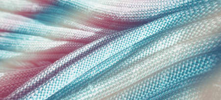Abstract background made of a rope, selective focus, color toning applied.