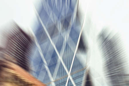 Motion blurred abstract urban background.の写真素材
