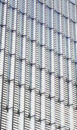 Close up picture of modern building facade, architectural background.