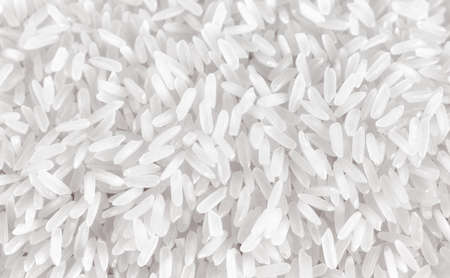 Close up picture of jasmine rice, selective focus.の写真素材