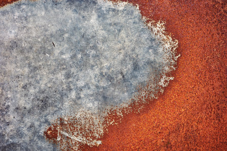 Photo of grungy steel sheet, abstract background.