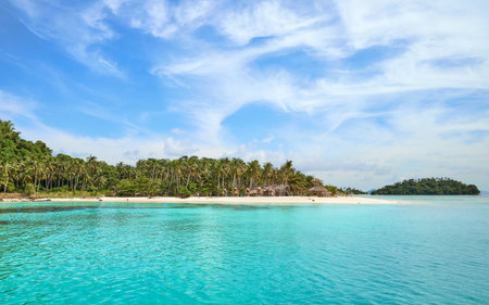 Beautiful tropical island in the Philippines.