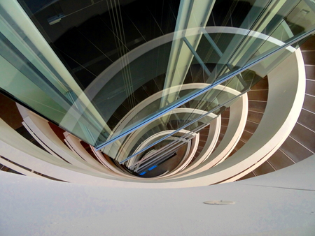 Indoor modern staircase