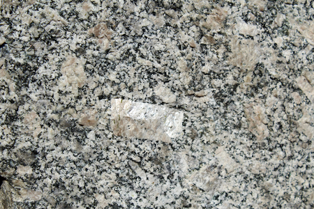 Feldspar crystal in granite like rockの写真素材