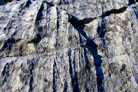 Karren structure on a limestoneの写真素材