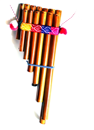 Zuffolo italian folk instrumentの写真素材