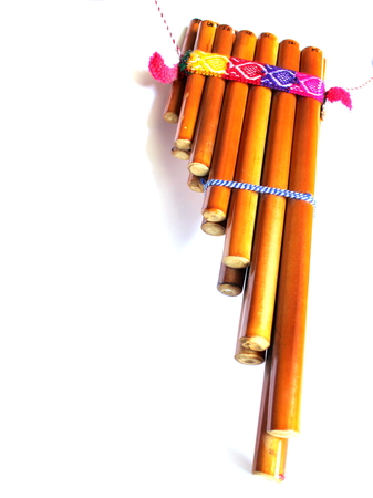 Zuffolo italian folk instrumentの写真素材