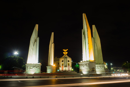 Democracy Monument thailand night
