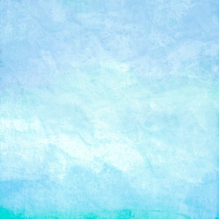 Water color like sky ,sea or ocean on old paper texture background Water color like sky ,sea or ocean on old paper texture background