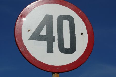 The Traffic sign. Speed limitの写真素材