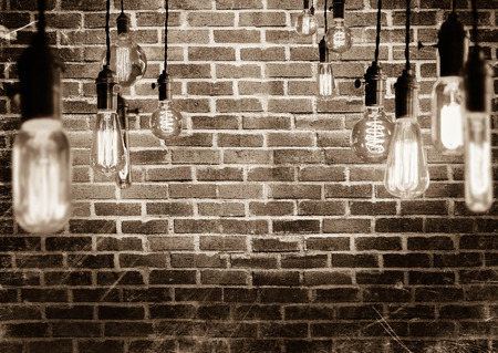 Decorative antique edison style filament light bulbs