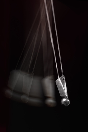 Hypnosis treatment tool swinging back and forthの写真素材