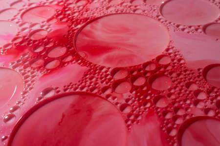 Strange abstract patterns made using milk and paint to be used as background