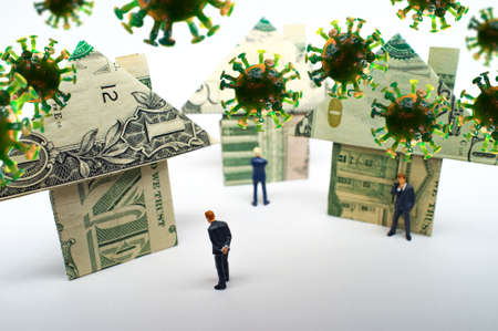 Unemployed businessmen about to lose their homes due to unemployment after the coronavirus disaster