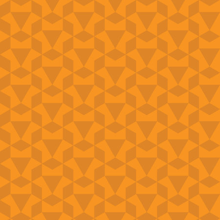 Seamless pattern of orange. Vector version of the file does not have a transparent objects. Fully editable.のイラスト素材