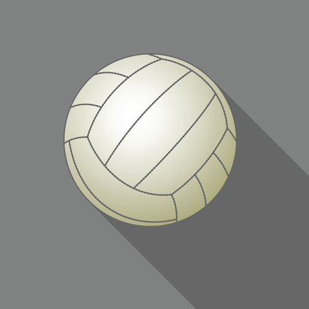 Volleyball. Vector EPS 8 version of the file is fully editable.のイラスト素材
