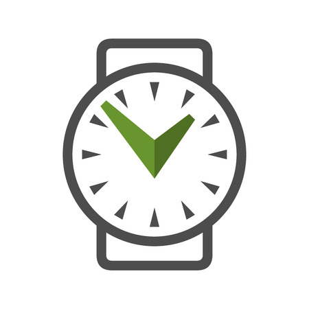 Clock vector icon.のイラスト素材