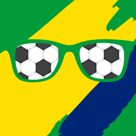 Brazil backgroundのイラスト素材