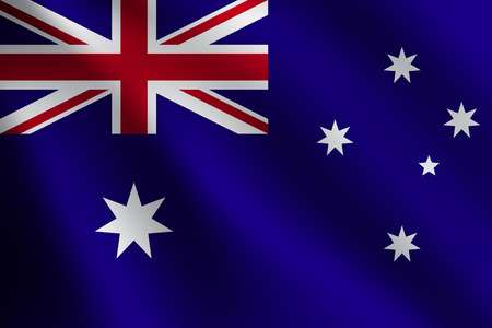 AUSTRALIA flagのイラスト素材