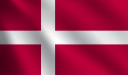 Denmark flagのイラスト素材