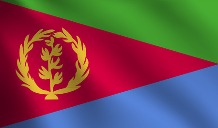 Eritrea flagのイラスト素材