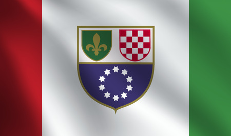 Federation of Bosnia and Herzegovinaのイラスト素材