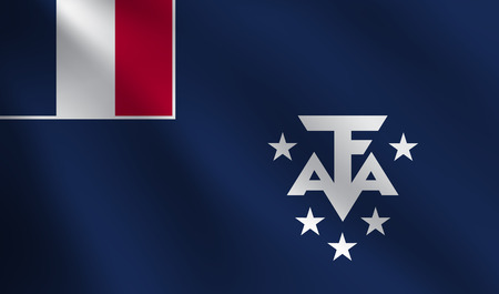 Franch Southern And Antarctic Landsのイラスト素材