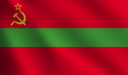Transnistria flagのイラスト素材