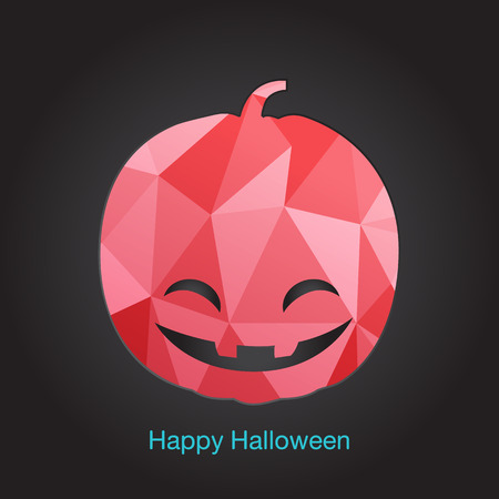 Happy Halloween icon. Vector illustration.のイラスト素材