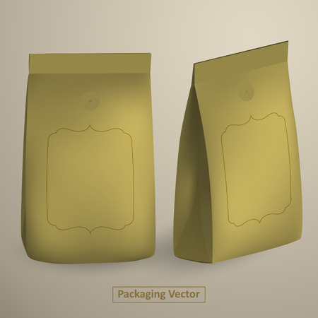 Package Of Coffee, Tea, Spices, Salt, Sugar, Pepperのイラスト素材