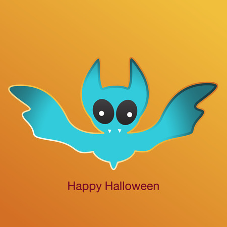Happy Halloween icon. Vector illustration.のイラスト素材